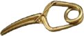 Титановая временная клипса по YASARGIL Rebstock золотого цвета, размера стандарт